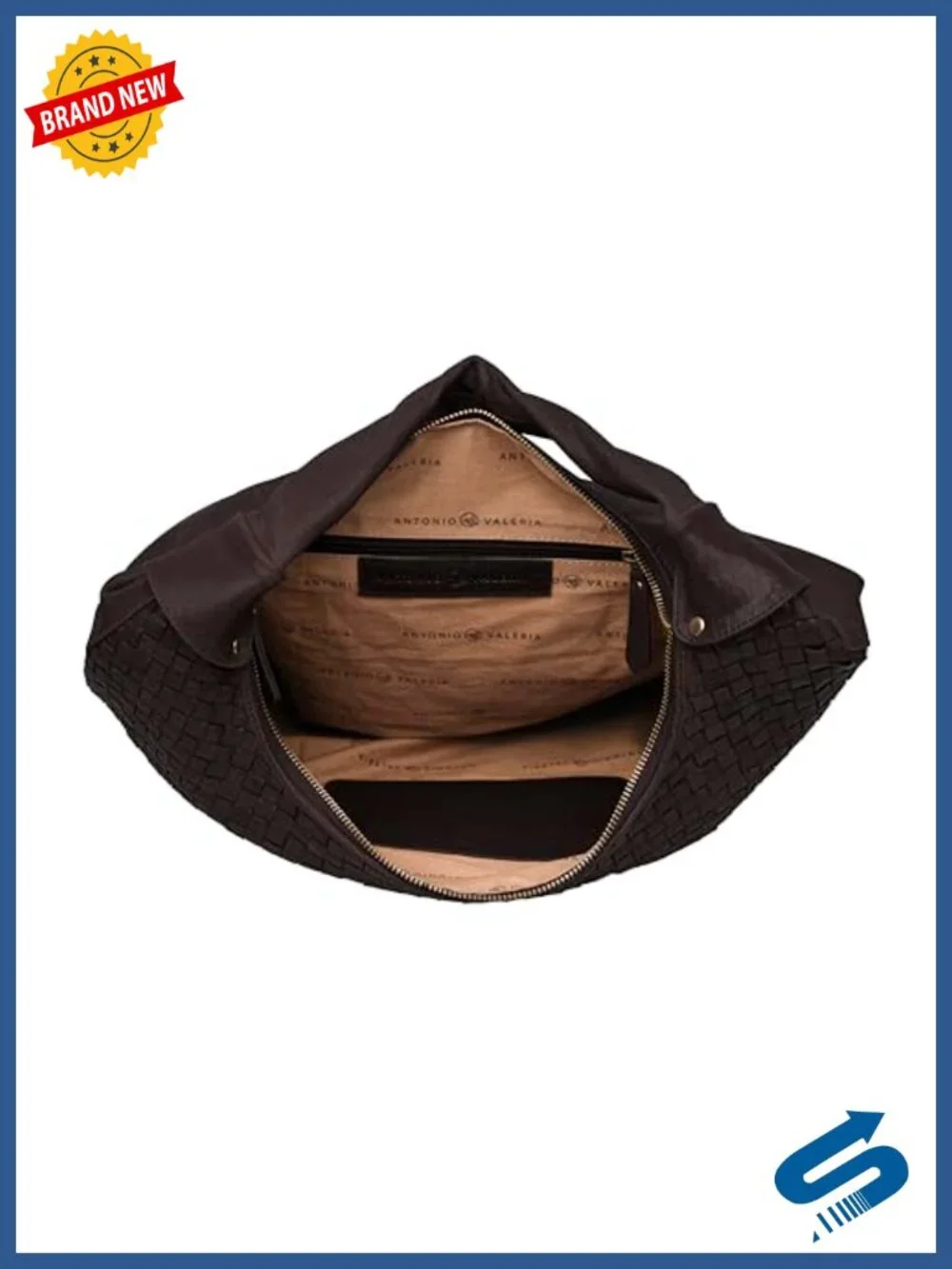 Braided Leather Tote Bag for Women Hobo Shoulder Bag